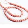 Natural Pink Rhodocrosite Smooth Polished Round Ball Beads 16 Inches Rhodocrosite Strand Size - 6mm Approx